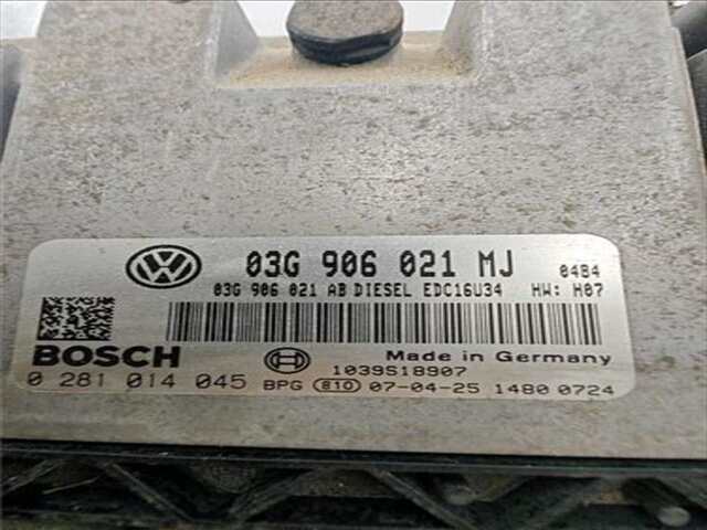 Centralita Motor ECU Volkswagen Touran 2.0 HIGHLINE [2.0 LTR. - 103 KW TDI]