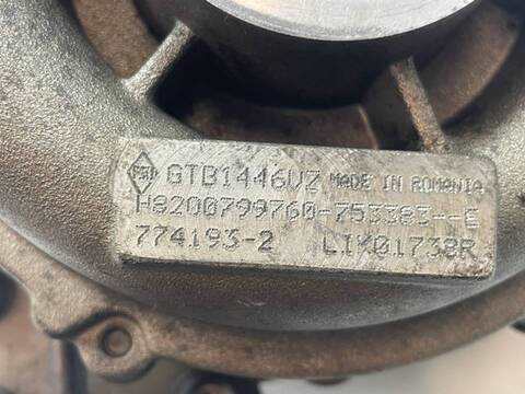 Foto 3ª: Turbocompresor Renault Megane F9Q803 BERLINA III BERLINA 5P (2008)