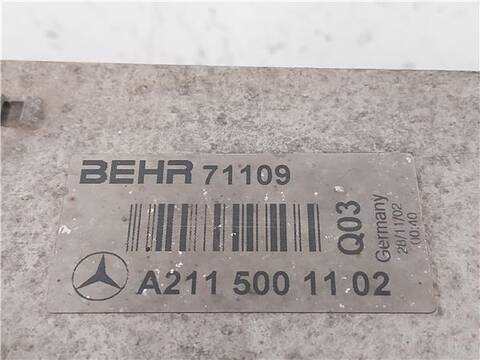 Foto 3ª: Intercooler Mercedes Clase E 180 2.7 E 270 CDI 211.016) BERLINA 177CV 130KW [OM 647.961]