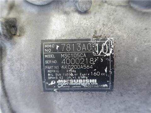Foto 3ª: Compresor Aire Acondicionado Mitsubishi Grandis 2.0 DI-D INFORM 136CV 100KW [BSY] (2007)