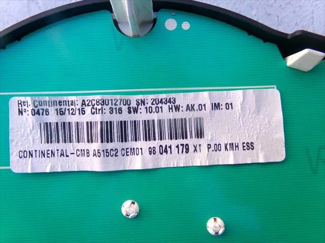 Foto 3ª: Cuadro de Instrumentos Citroen C3 1.2 G 2013-2016 [HM01 / HMZ] (2016)