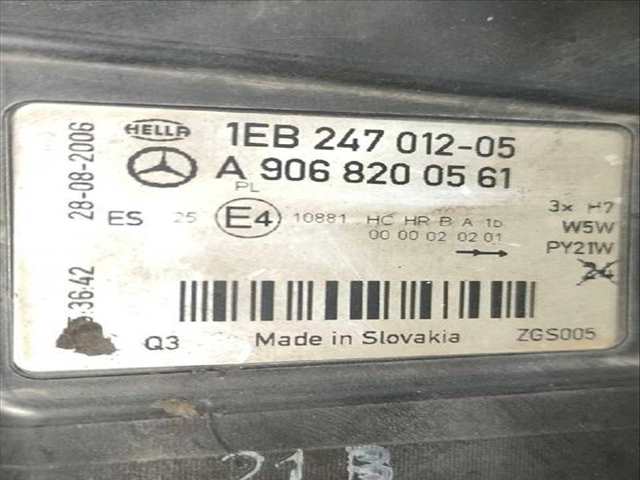 Foto 3ª: Piloto Delantero Izquierdo Mercedes Sprinter 211 CDI 901.661 901.662 902.661 902.662) (1995)