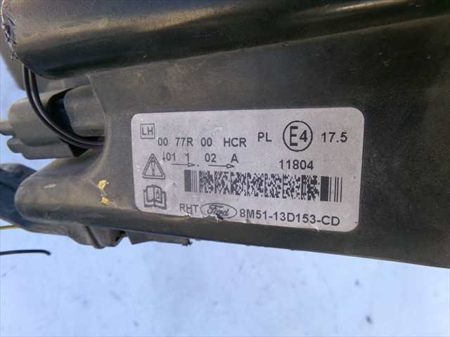 Foto 2ª: Faro Izquierdo Ford Focus 1.6 TDCI SEDAN, 2008-2011 [G8DB] (2010)