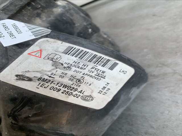Foto 2ª: Faro Derecho Ford S Max 1.6 TDCI115CV 0CV WA6 CA1) DESDE 05/2006 HASTA 04/2015 [T1WB] (2014)