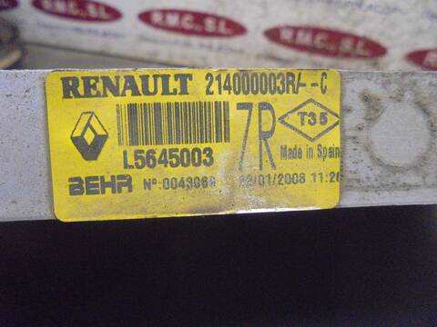 Foto 3ª: Radiador Motor Renault Laguna 2.0 DCI DIESEL FAP ENERGY III 131CV 96KW [M9R Q7] (2008)