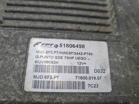 Foto 2ª: Centralita Motor ECU Fiat Grande Punto 1.3 MULTIJET SPORT 01.2007 ) 90CV 66KW [199A2000] (2007)