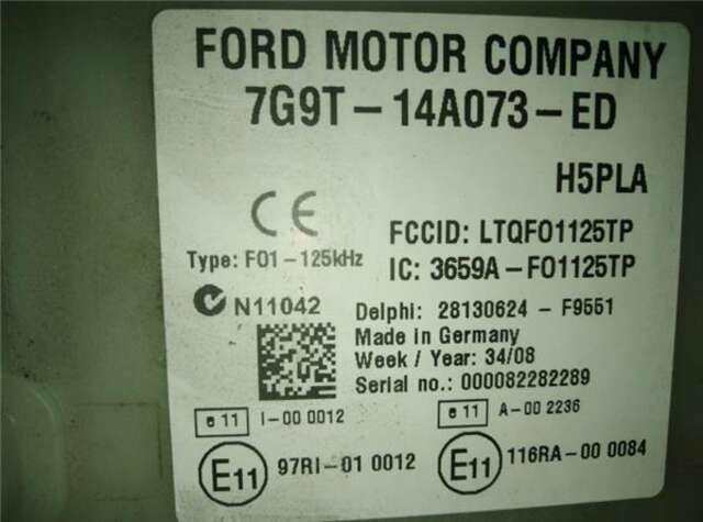 Caja Reles Fusibles Ford Mondeo 2.0 TDCI