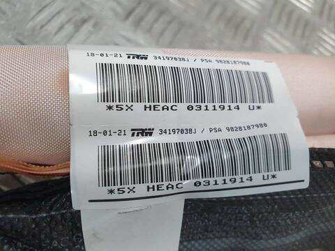 Foto 3ª: Airbag Cortina Delantero Derecho Peugeot 5008 GT LINE 1.5 HDI 130 CV 131CV 96KW [YH01] (2021)