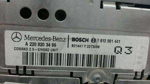 Foto 2ª: Sistema GPS Mercedes Clase S 220 BERLINA (1998)