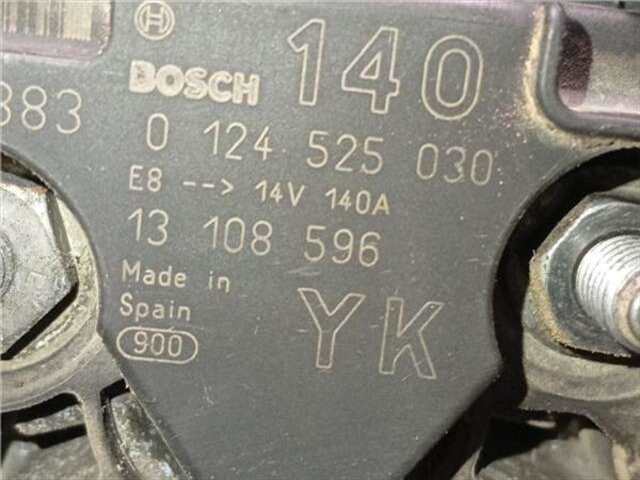 Foto 2ª: Alternador Opel Signum 2.2 BÁSICO [2.2 LTR. - 92 KW 16V DTI CAT (Y 22 DTR - L50)]