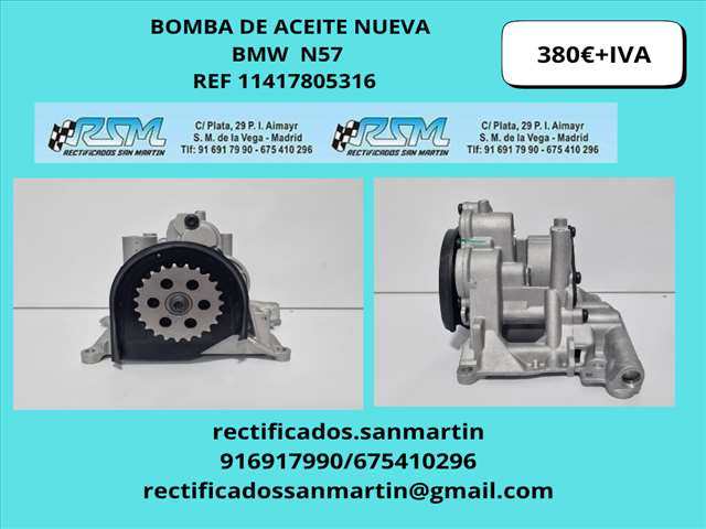 Foto 1ª: Bomba de Aceite Bmw Serie 3 315 DIESEL [N57]