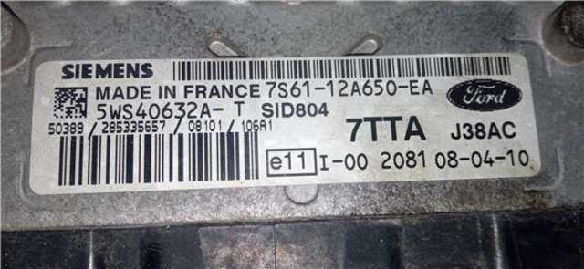 Centralita Motor ECU Ford Fiesta 1.4 TDCI
