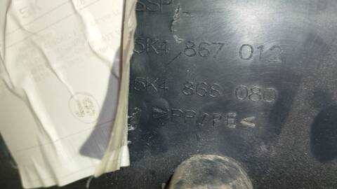 Foto 3ª: Tapizados Cartoneras Volkswagen Golf ADVANCE 140CV 103KW [CFFB] (2010)