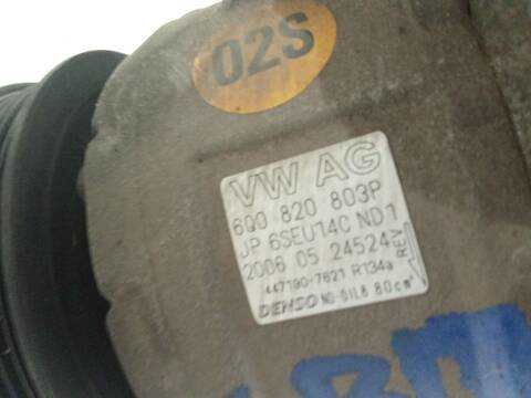 Foto 4ª: Compresor Aire Acondicionado Seat Ibiza 1.9 TDI 100CV 74KW [AXR,ATD,BMT] (2006)