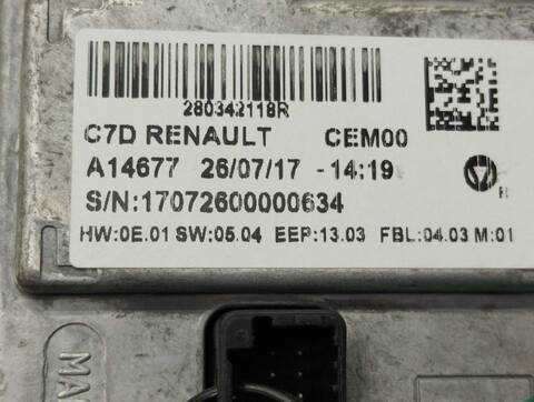 Foto 2ª: Pantalla Multifuncion Renault Kadjar BOSE EDITION 130CV 96KW [R9M414] (2017)