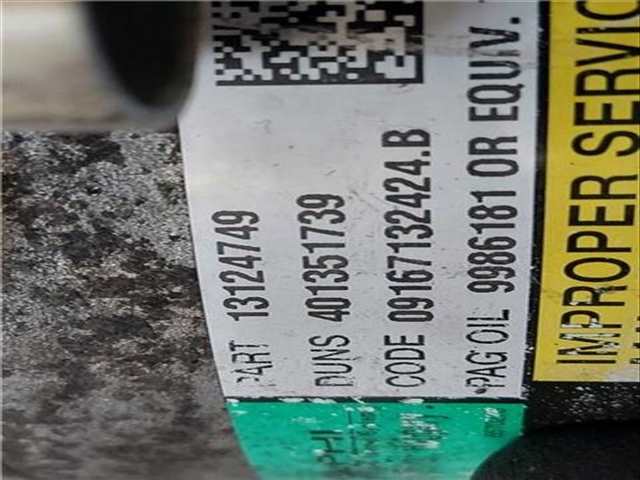 Foto 3ª: Compresor Aire Acondicionado Opel Astra 1.4 BERLINA 90CV 66KW [Z 14 XEP] (2007)