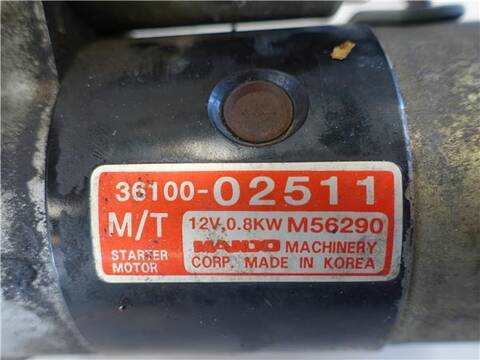 Foto 3ª: Motor de Arranque Hyundai Atos 1.0 I 54CV 40KW [G4HC] (2000)