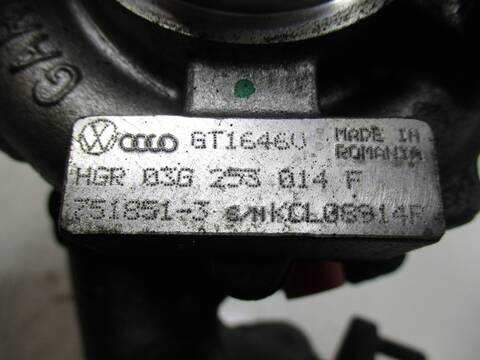 Foto 3ª: Turbocompresor Volkswagen Golf BXE (2007)