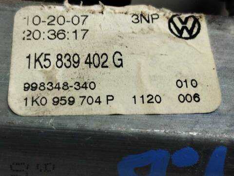 Foto 2ª: Elevalunas Eléctrico Trasero Derecho Volkswagen Jetta 2.0 TDI 140CV 103KW [BKD] (2008)