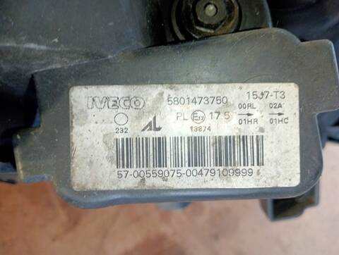 Foto 2ª: Faro Izquierdo Iveco Daily FG 33 S ... V BATALLA 3000 126CV [F1CFL411WE] (2014)