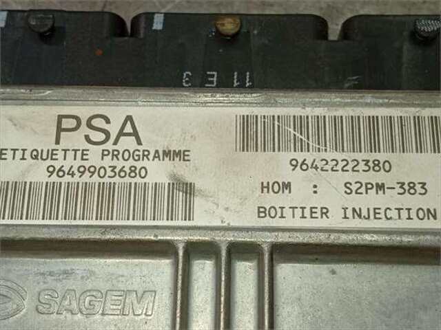 Foto 2ª: Centralita Motor ECU Citroen C3 1.4 [KFV (TU3JP)]