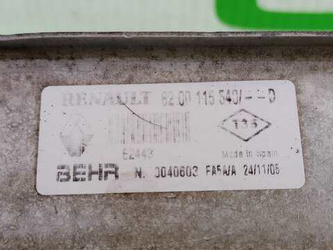 Foto 2ª: Intercooler Renault Scenic 1.5 DCI DIESEL 106CV 78KW [D/ K9K P7] (2006)