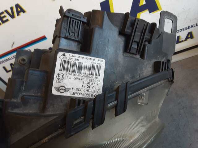 Foto 2ª: Faro Izquierdo Mini Mini 1.4 16V95CV 0CV [N12B14A] (2007)