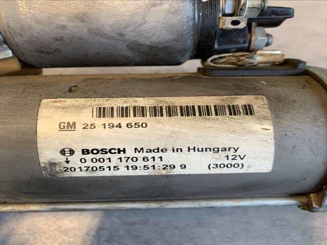 Foto 2ª: Motor de Arranque Opel Mokka 1.4 G TURBO140CV [B14NET] (2017)