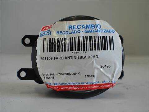 Foto 1ª: Faro Antiniebla Delantero Derecho Toyota Prius 1.8 HYBRID 99CV 73KW [2ZR-FXE] (2011)