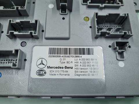 Foto 2ª: Caja Reles Fusibles Mercedes Clase C 160 C 220 CDI BLUETEC 205.004) 170CV 125KW [651921] (2016)