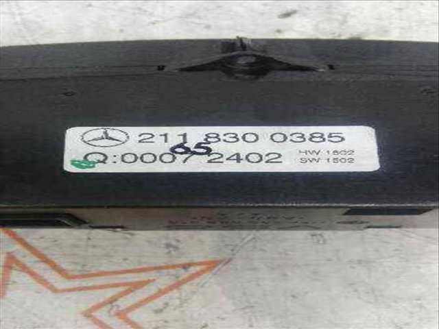 Foto 4ª: Mando Climatizador Mercedes Clase E 180 E 220 CDI 211.006) BERLINA 150CV 110KW [646961] (2005)