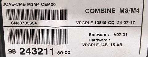 Foto 2ª: Cuadro de Instrumentos Citroen C Elysee 1.6 BLUE 99CV [BHY] (2012)