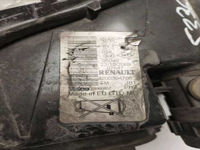 Foto 2ª: Faro Izquierdo Renault Espace DYNAMIQUE 173CV 127KW [M9R763] (2009)