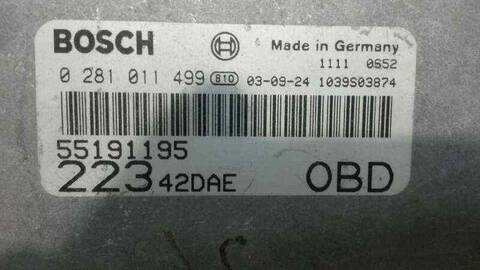 Foto 3ª: Centralita Motor ECU Fiat Doblo VERSION INDEFINIDA (2001)