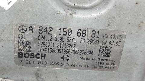 Foto 4ª: Centralita Motor ECU Mercedes Clase R 280 R 350 CDI 4-MATIC 251.022) 224CV 165KW [OM642950] (2006)