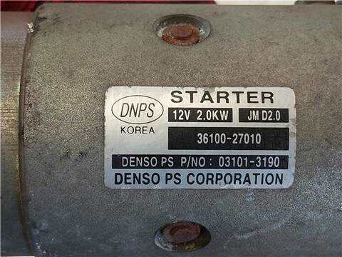 Foto 3ª: Motor de Arranque Hyundai Sonata 2.0 CRDI 140CV 103KW [D4EA] (2008)