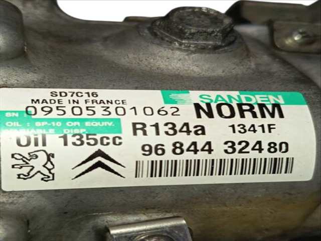 Foto 3ª: Compresor Aire Acondicionado Peugeot 307 2.0 HDI 90 (2000)