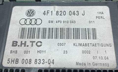 Foto 3ª: Mando Climatizador Audi A6 3.2 FSI QUATTRO 256CV (2004)