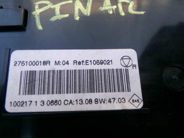 Foto 3ª: Mando Calefacción A. A. Renault Fluence 1.5 DCI 2010-2013 [K9KG8] (2010)
