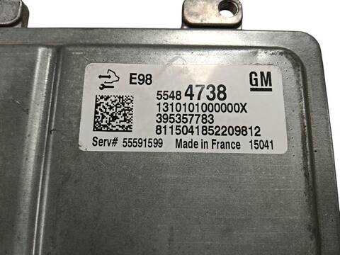 Centralita Motor ECU Opel Astra 1.6 CDTI 68)