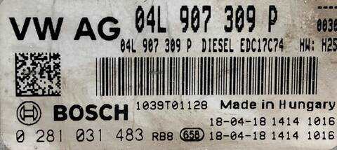 Foto 2ª: Centralita Motor ECU Volkswagen Touran 1.6 TDI 116CV (2015)