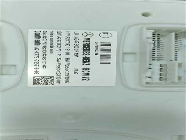 Foto 4ª: Caja Reles Fusibles Mercedes Clase A 140 A 200 177.087) 163CV 120KW (2018)