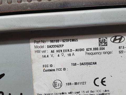 Foto 3ª: Sistema GPS Hyundai Ioniq KLASS ELECTRO 141CV 104KW [G4LE] (2021)