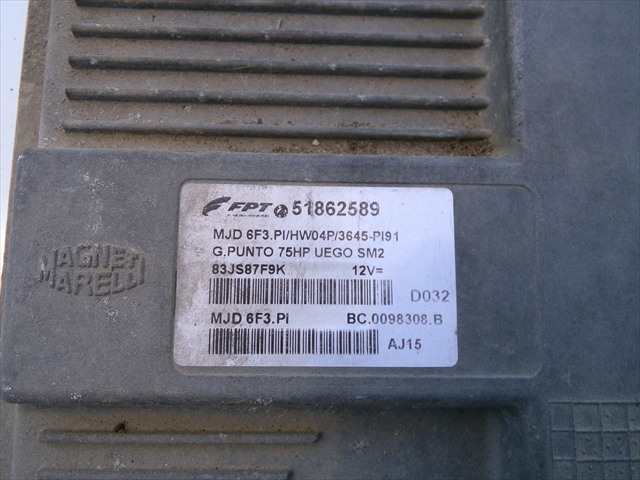 Foto 3ª: Centralita Motor ECU Fiat Punto 1.3 JTD 2006-2012 [199A2000] (2011)