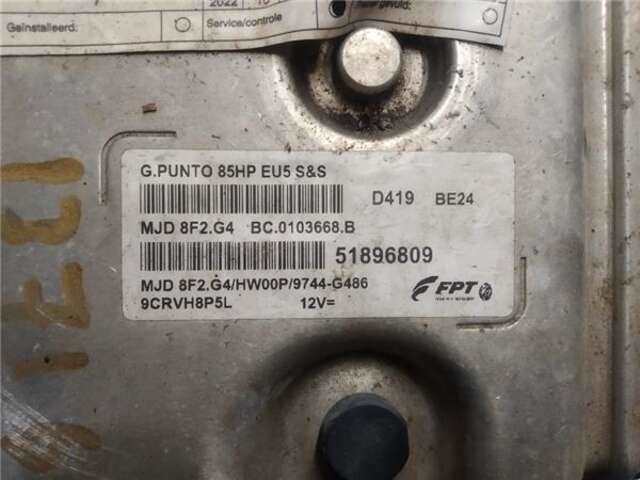 Foto 3ª: Centralita Motor ECU Fiat Punto 1.3 DYNAMIC [1.3 LTR. - 62 KW 16V JTD CAT]