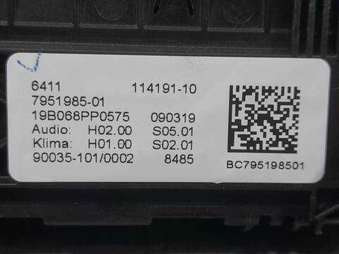 Foto 3ª: Mando Climatizador Bmw X3 XDRIVE 20 D 190CV 140KW [B47D20B] (2019)