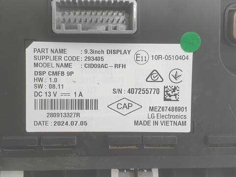 Foto 3ª: Pantalla Multifuncion Renault Arkana TECHNO 113CV 83KW