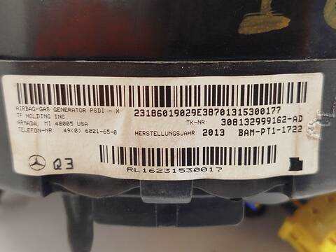 Foto 4ª: Airbag Delantero Izquierdo Mercedes Clase S 220 SL 500 231.473) 435CV 320KW [278927] (2013)