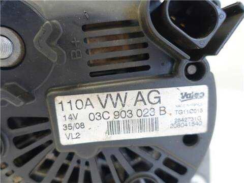 Foto 3ª: Alternador Seat Ibiza 1.6 BERLINA 105CV 77KW [BTS] (2008)