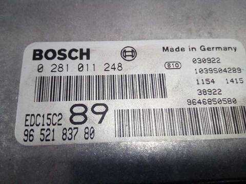 Foto 2ª: Centralita Motor ECU Peugeot 307 BREAK XR 109CV 79KW [D-RHS] (2003)